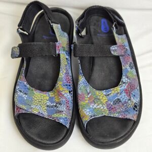 Wolky Jewel Sandals, Jeans Multi‎ Leather, Women's Size EU 42 US 11, $199 Retail